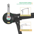 LIVOOSUN ombrellone da giardino a LED da 10 piedi con base a croce