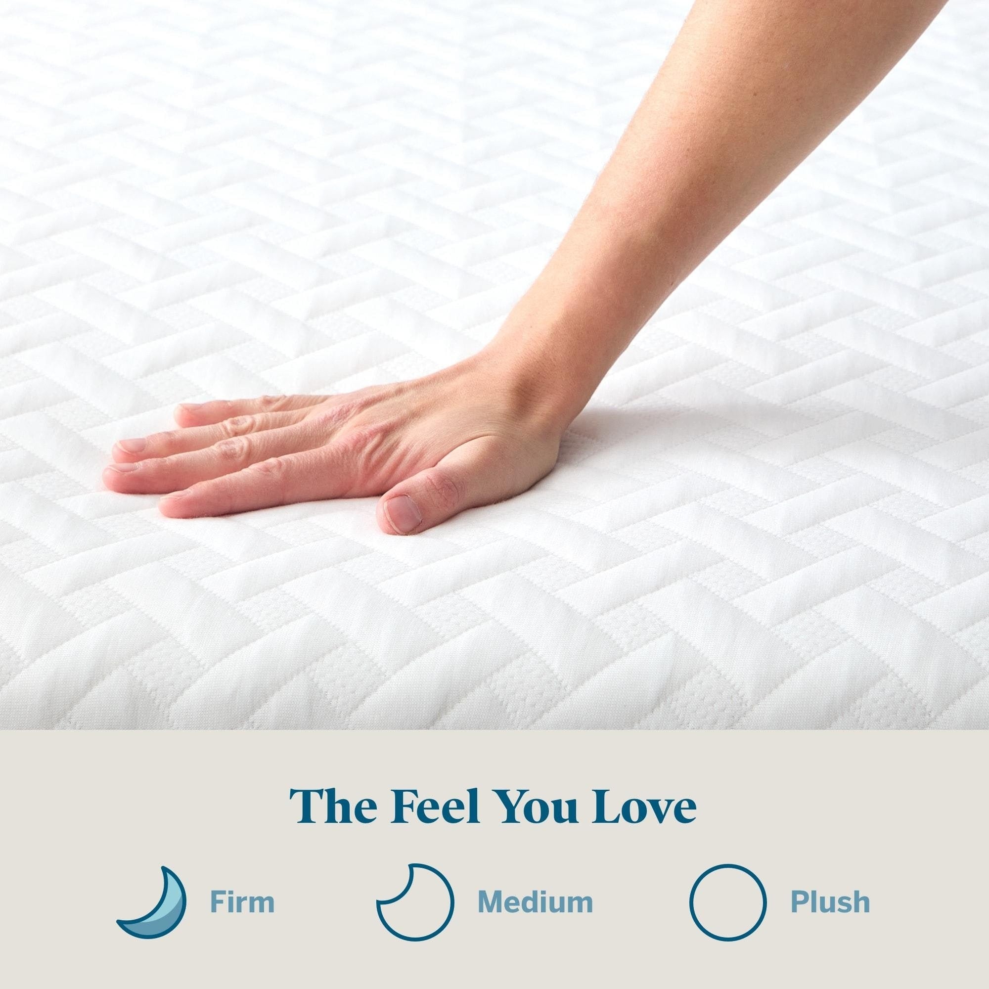Materasso in memory foam gel Lucid Firm da 10 pollici