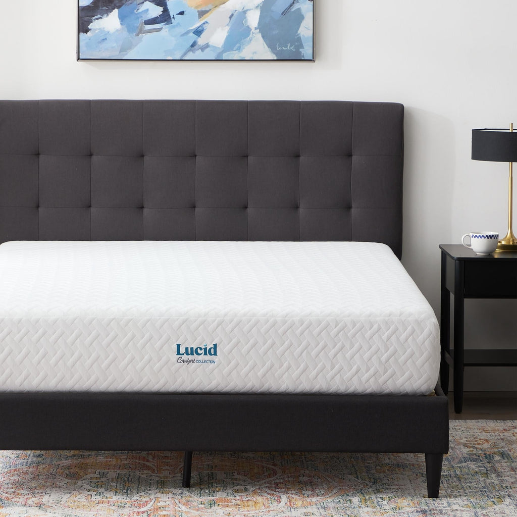 Materasso in memory foam gel Lucid Firm da 10 pollici
