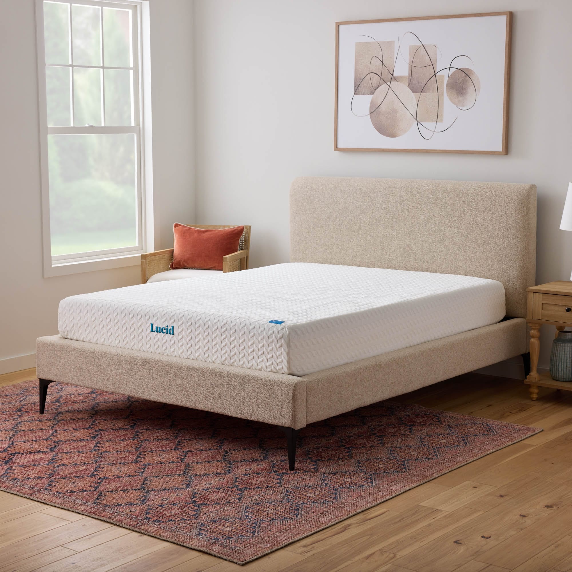 Materasso in memory foam di lusso Lucid da 10 pollici