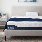 Materasso ibrido Lucid in gel e aloe vera da 12 pollici