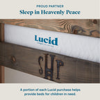 Materasso ibrido Lucid in gel e aloe vera da 12 pollici