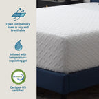 Materasso in memory foam gel Lucid da 14 pollici