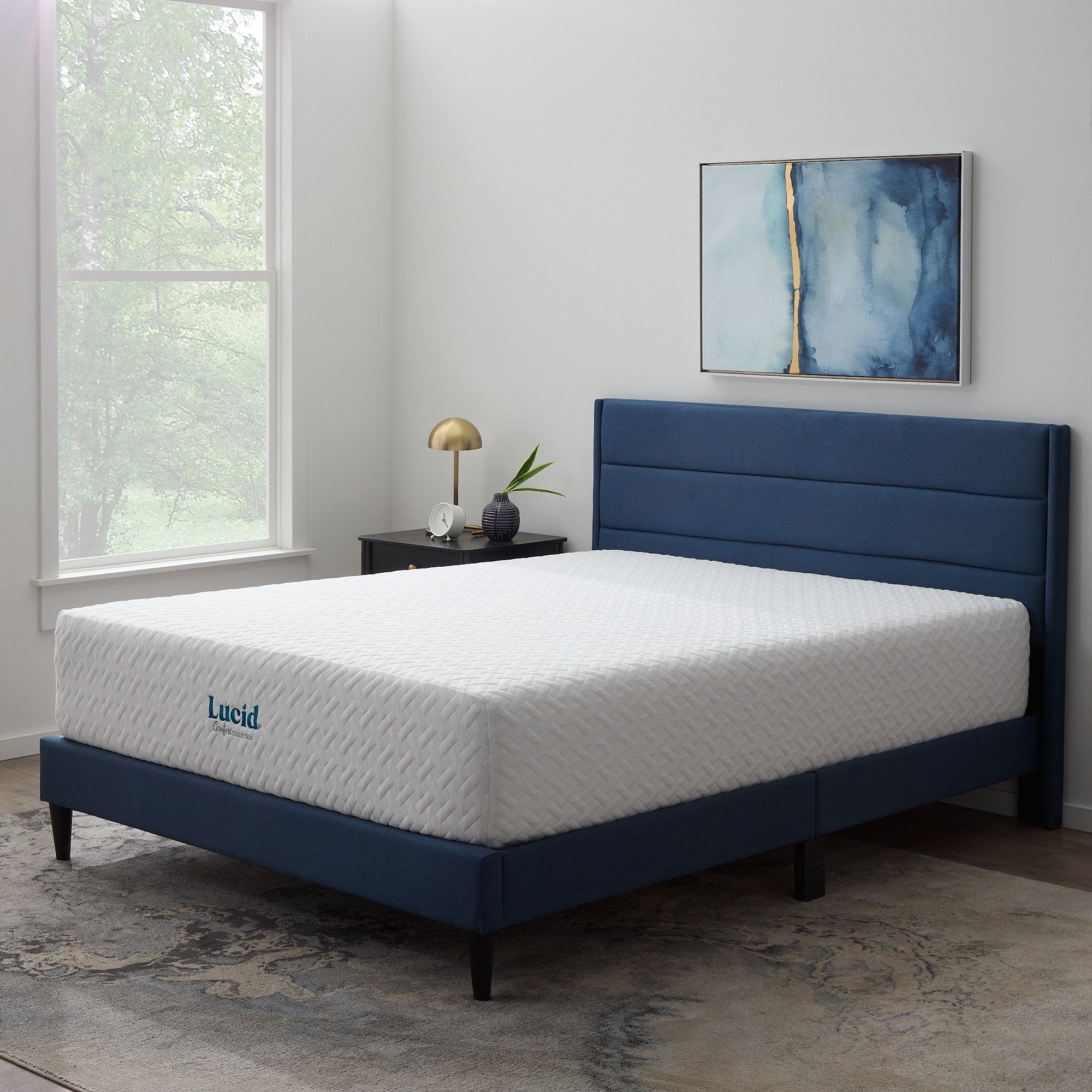 Materasso in memory foam gel Lucid da 14 pollici