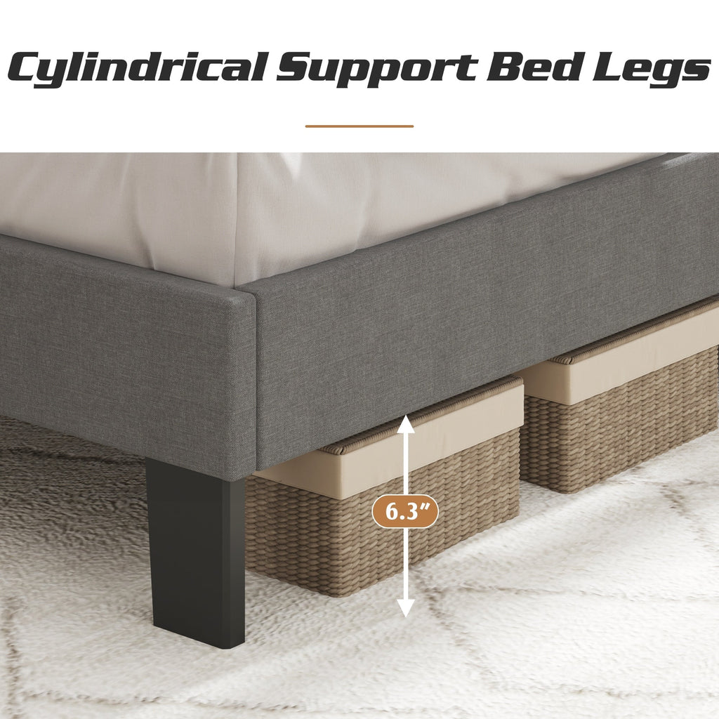 Struttura per letto imbottito regolabile Lifezone Queen Size