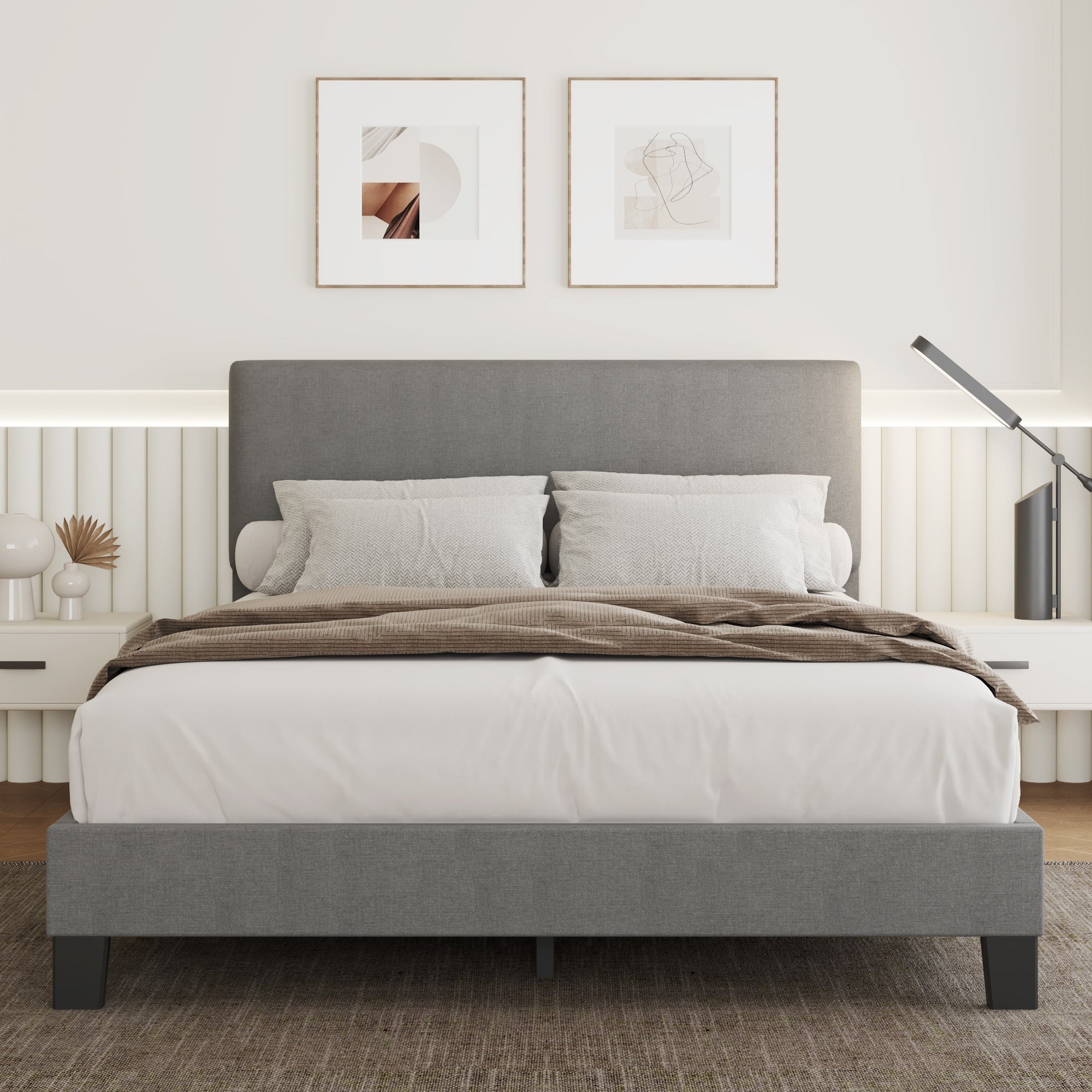 Struttura per letto imbottito regolabile Lifezone Queen Size