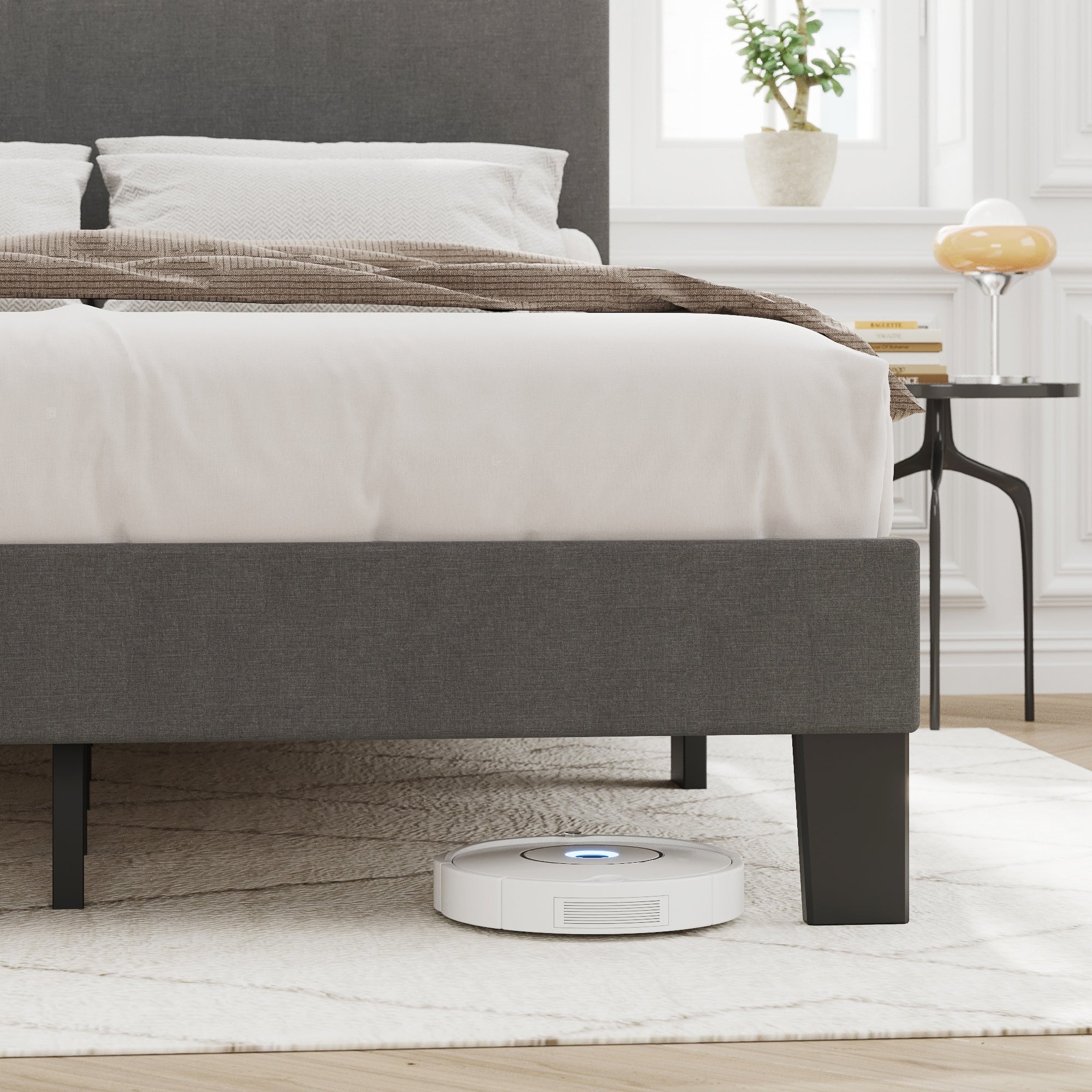 Struttura per letto imbottito regolabile Lifezone Queen Size