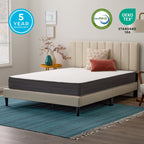 Materasso ibrido in memory foam gel rigido Linenspa da 8 pollici