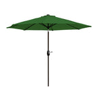Ombrellone da giardino Lopes da 9 piedi con base in finitura bronzo e supporto per pesi incluso