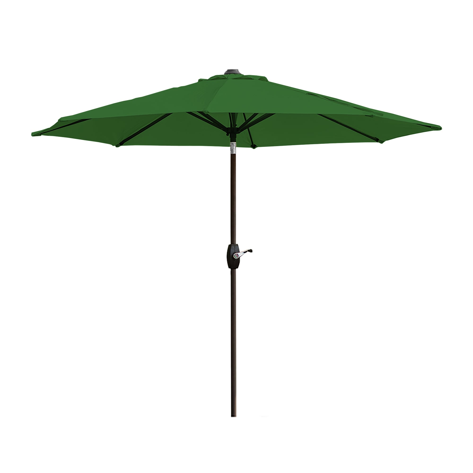 Ombrellone da giardino Lopes da 9 piedi con base in finitura bronzo e supporto per pesi incluso
