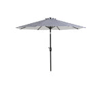 Ombrellone da giardino Lopes da 9 piedi con base in finitura bronzo e supporto per pesi incluso