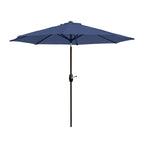 Ombrellone da giardino Lopes da 9 piedi con base in finitura bronzo e supporto per pesi incluso