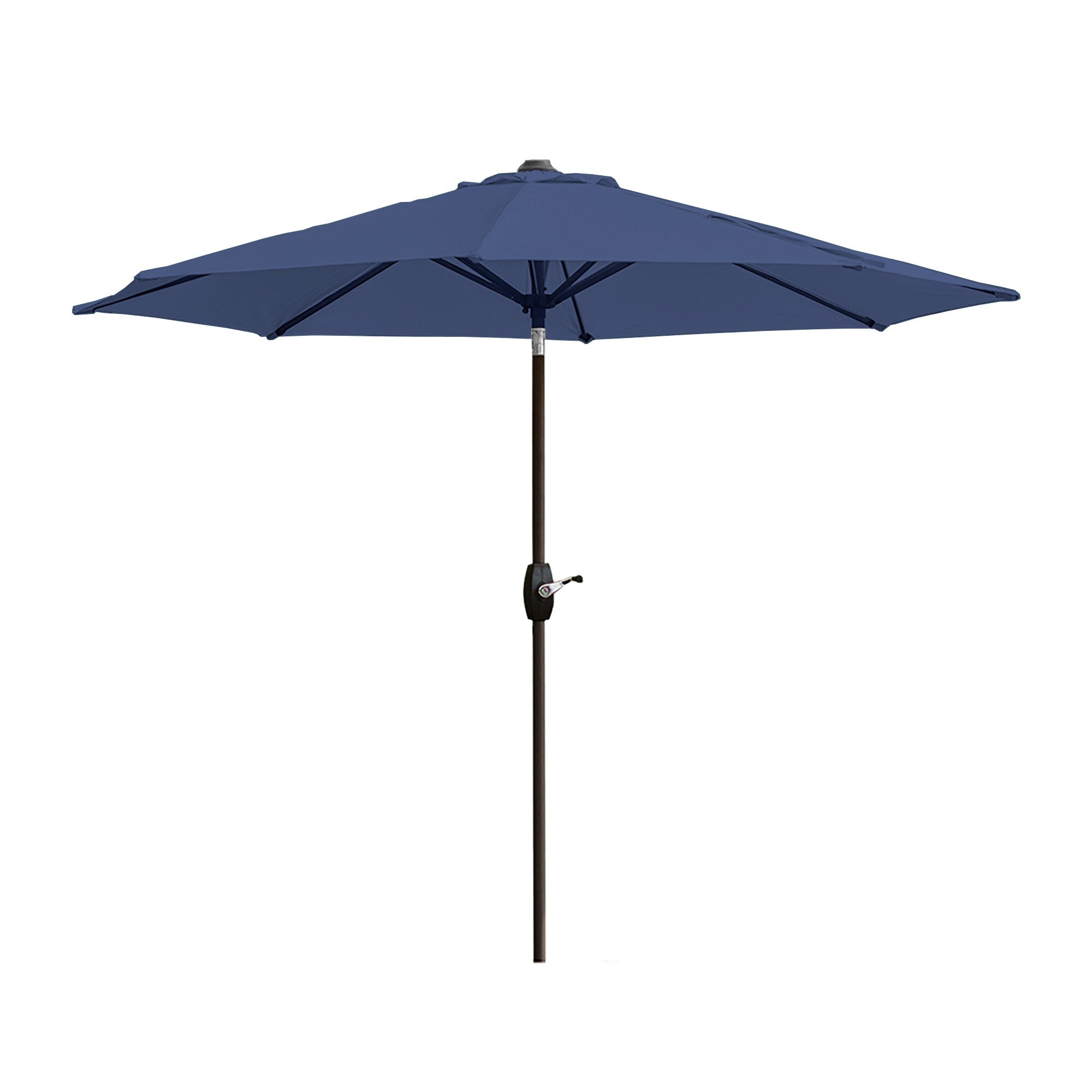 Ombrellone da giardino Lopes da 9 piedi con base in finitura bronzo e supporto per pesi incluso