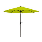 Ombrellone da giardino Lopes da 9 piedi con base in finitura bronzo e supporto per pesi incluso