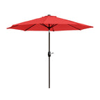 Ombrellone da giardino Lopes da 9 piedi con base in finitura bronzo e supporto per pesi incluso