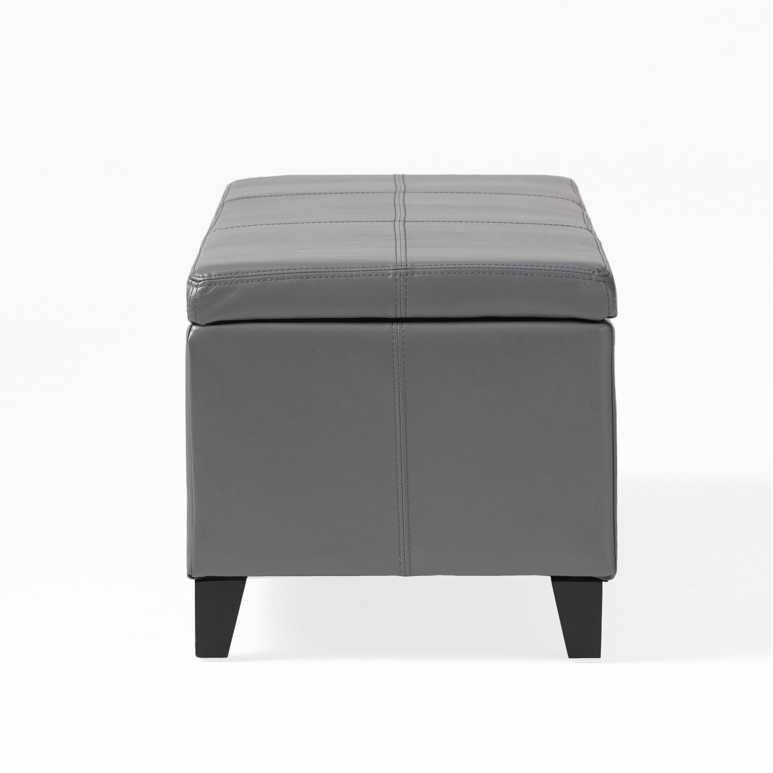 Panca portaoggetti in similpelle Lucinda di Christopher Knight Home - 51,25 L x 17,50 P x 16,25 A