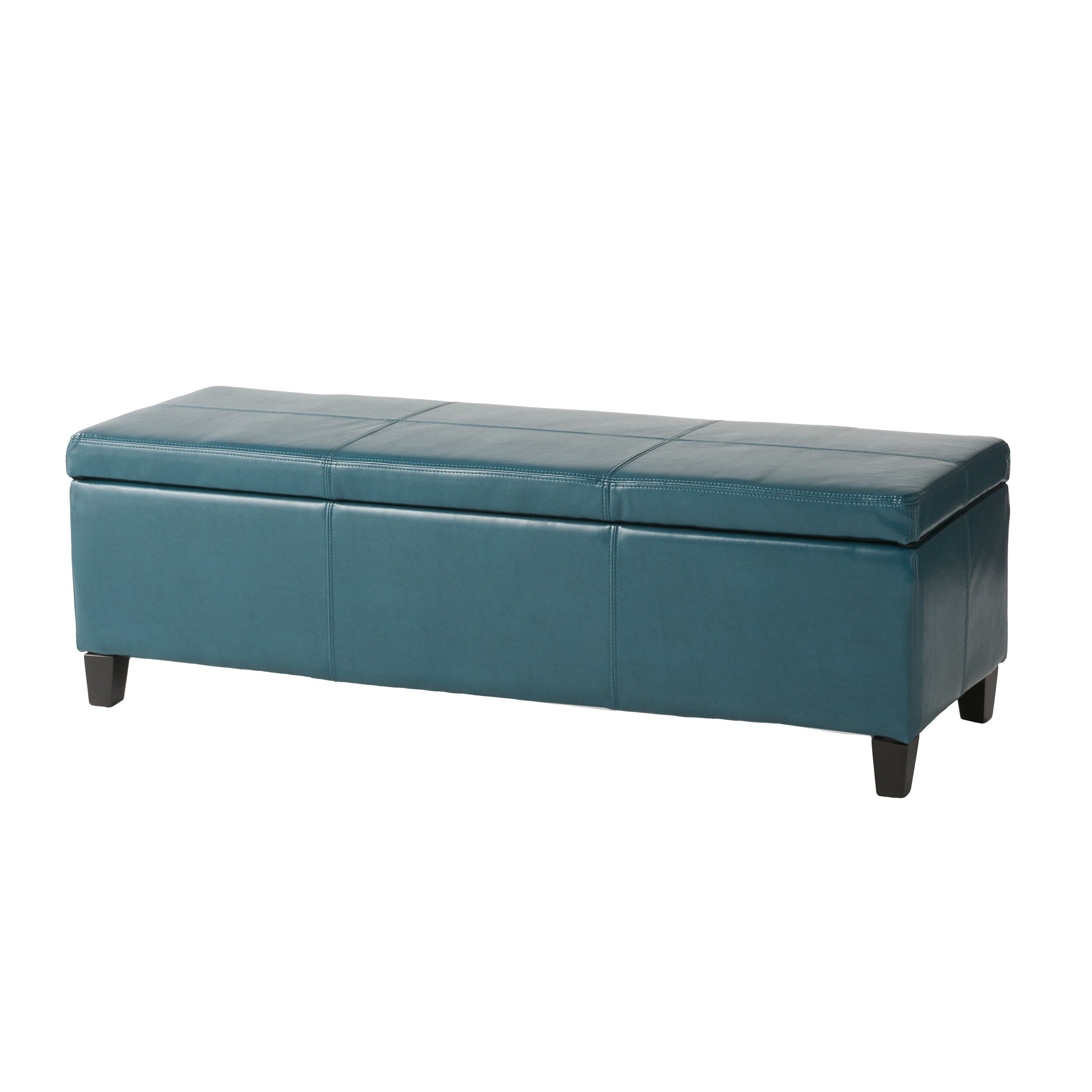 Panca portaoggetti in similpelle Lucinda di Christopher Knight Home - 51,25 L x 17,50 P x 16,25 A