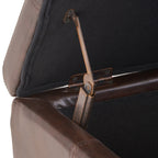 Panca portaoggetti in similpelle Lucinda di Christopher Knight Home - 51,25 L x 17,50 P x 16,25 A