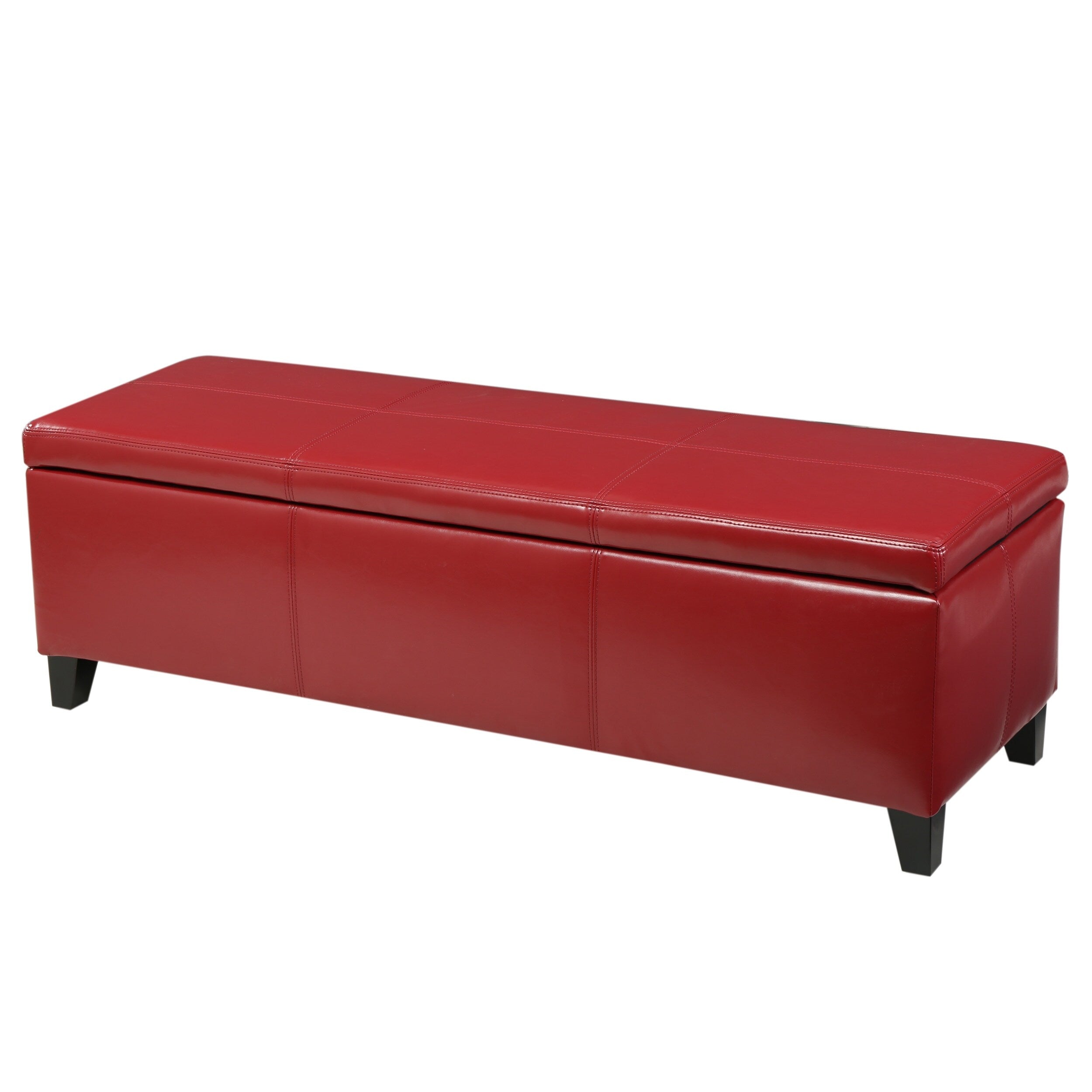 Panca portaoggetti in similpelle Lucinda di Christopher Knight Home - 51,25 L x 17,50 P x 16,25 A