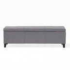 Panca portaoggetti in similpelle Lucinda di Christopher Knight Home - 51,25 L x 17,50 P x 16,25 A