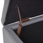 Panca portaoggetti in similpelle Lucinda di Christopher Knight Home - 51,25 L x 17,50 P x 16,25 A