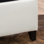 Panca portaoggetti in similpelle Lucinda di Christopher Knight Home - 51,25 L x 17,50 P x 16,25 A