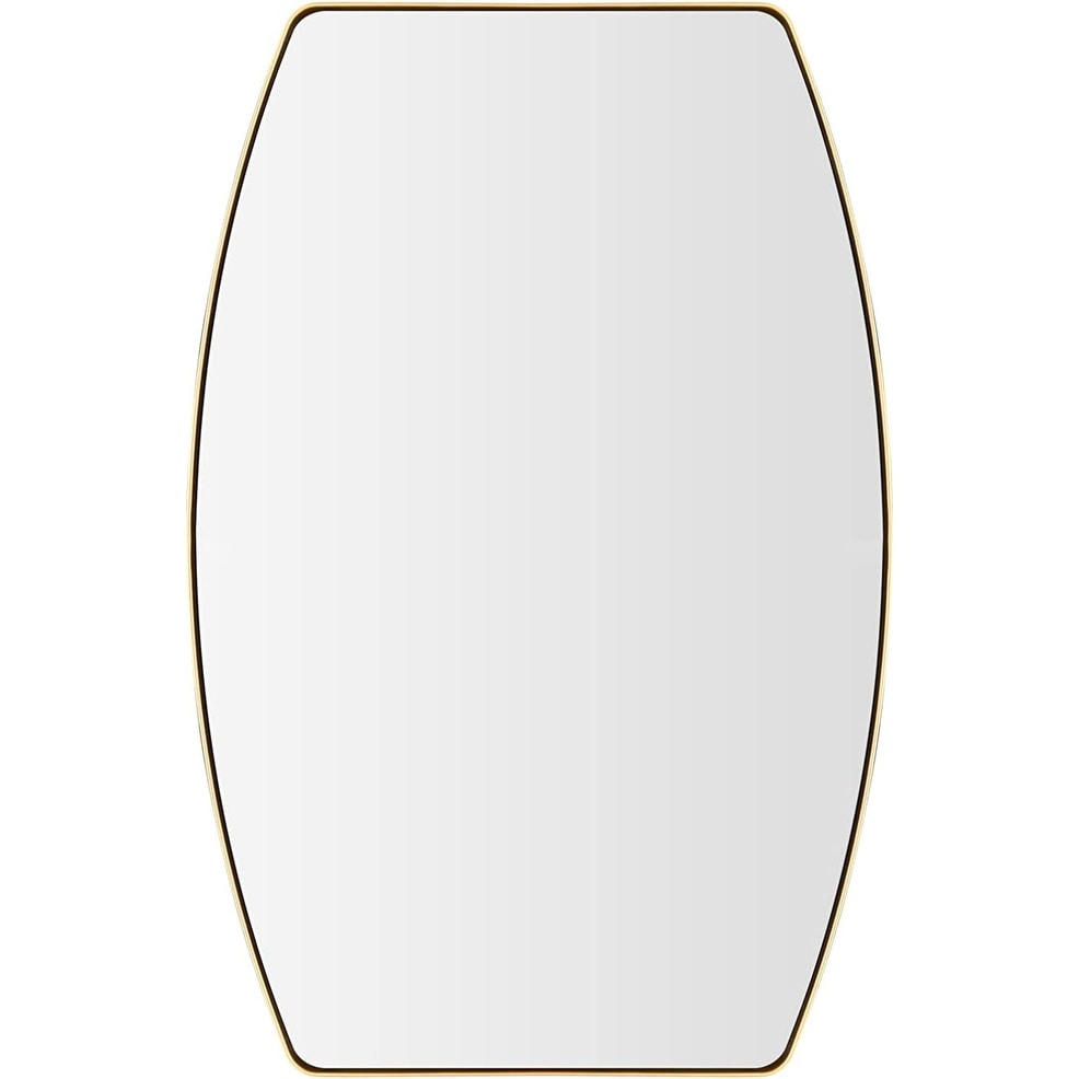 Specchio da parete in metallo oblungo MacLuu