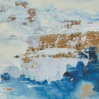 Set di 5 tele da parete con cornice Madison Park Blue Horizon