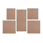 Set di 5 tele da parete con cornice Madison Park Blue Horizon