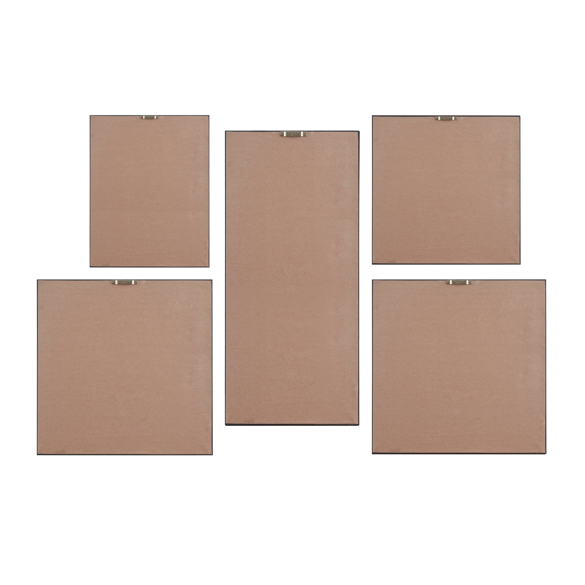 Set di 5 tele da parete con cornice Madison Park Blue Horizon