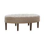 Pouf imbottito con rivestimento a forma di tavola da surf Madision Park Chase in legno massello