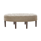 Pouf imbottito con rivestimento a forma di tavola da surf Madision Park Chase in legno massello