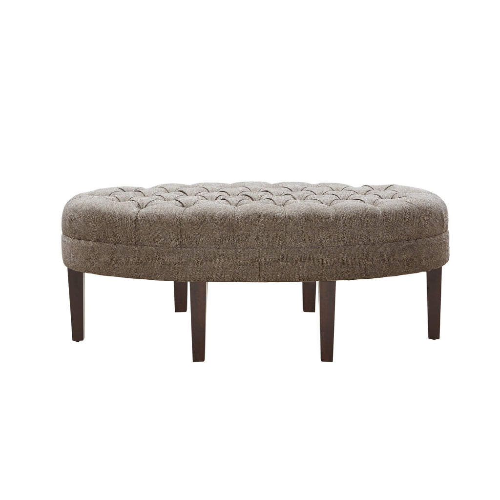 Pouf imbottito con rivestimento a forma di tavola da surf Madision Park Chase in legno massello