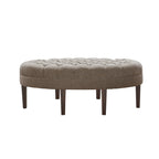 Pouf imbottito con rivestimento a forma di tavola da surf Madision Park Chase in legno massello