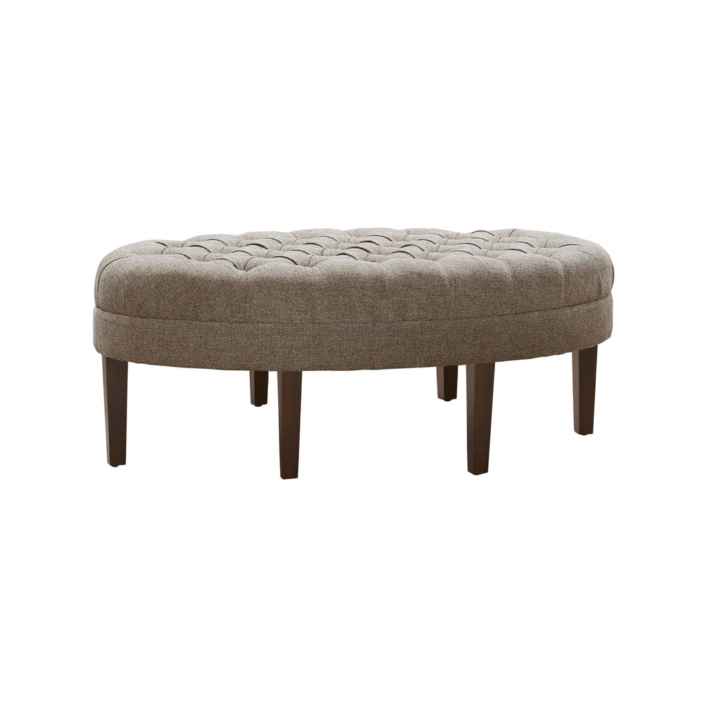 Pouf imbottito con rivestimento a forma di tavola da surf Madision Park Chase in legno massello