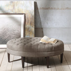 Pouf imbottito con rivestimento a forma di tavola da surf Madision Park Chase in legno massello