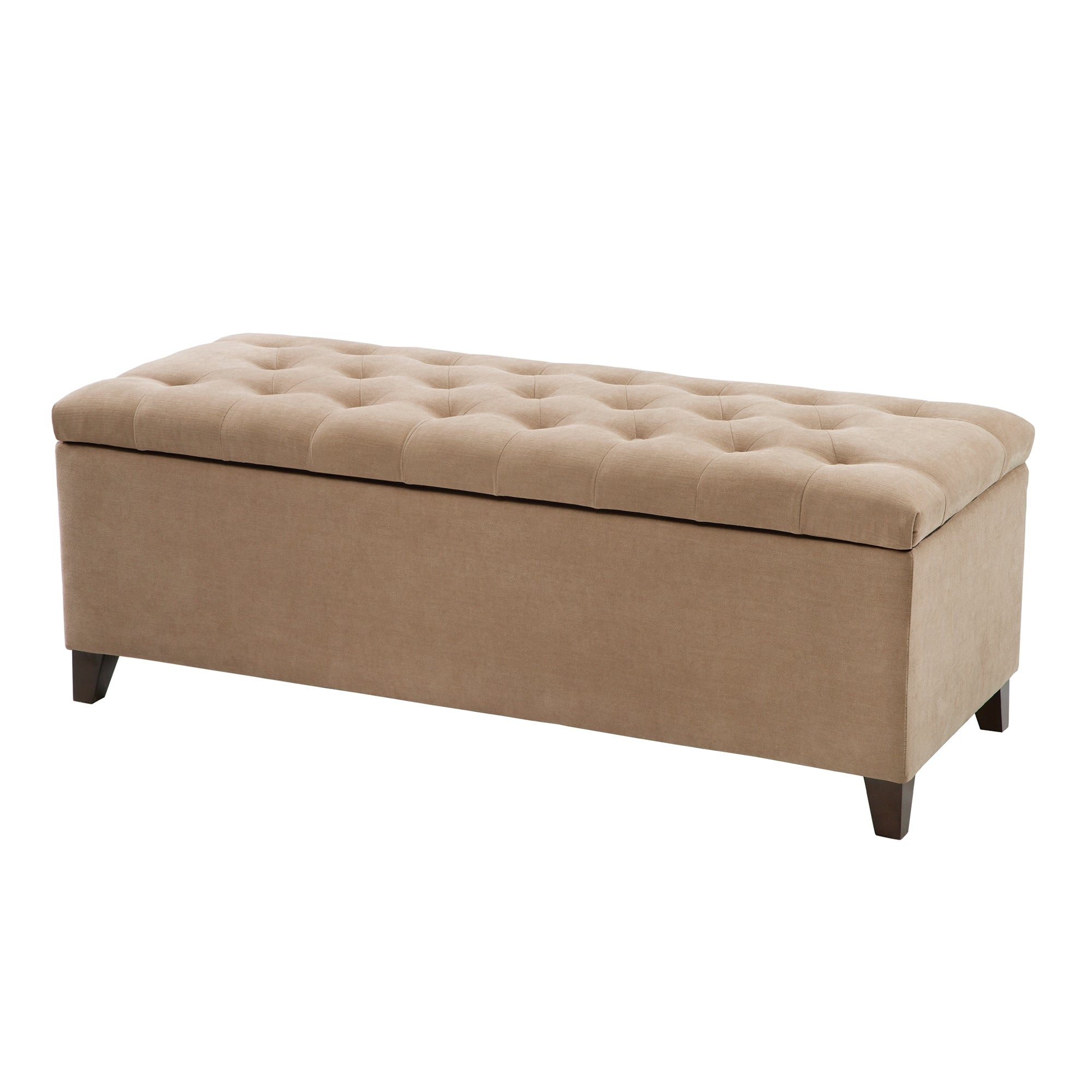 Panca contenitore imbottita con piano trapuntato Madison Park Sasha