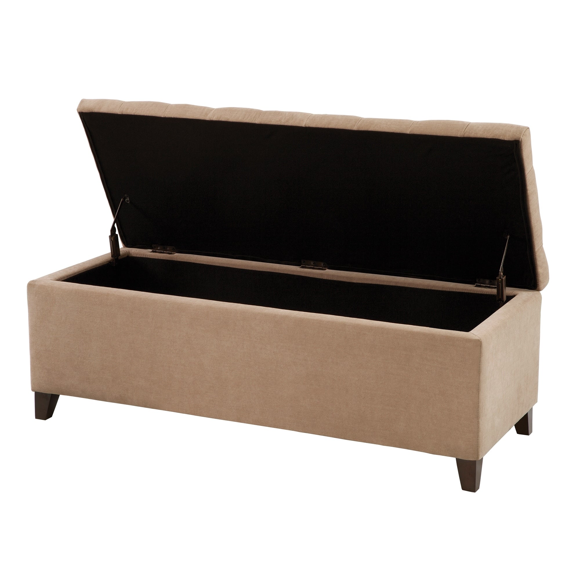 Panca contenitore imbottita con piano trapuntato Madison Park Sasha