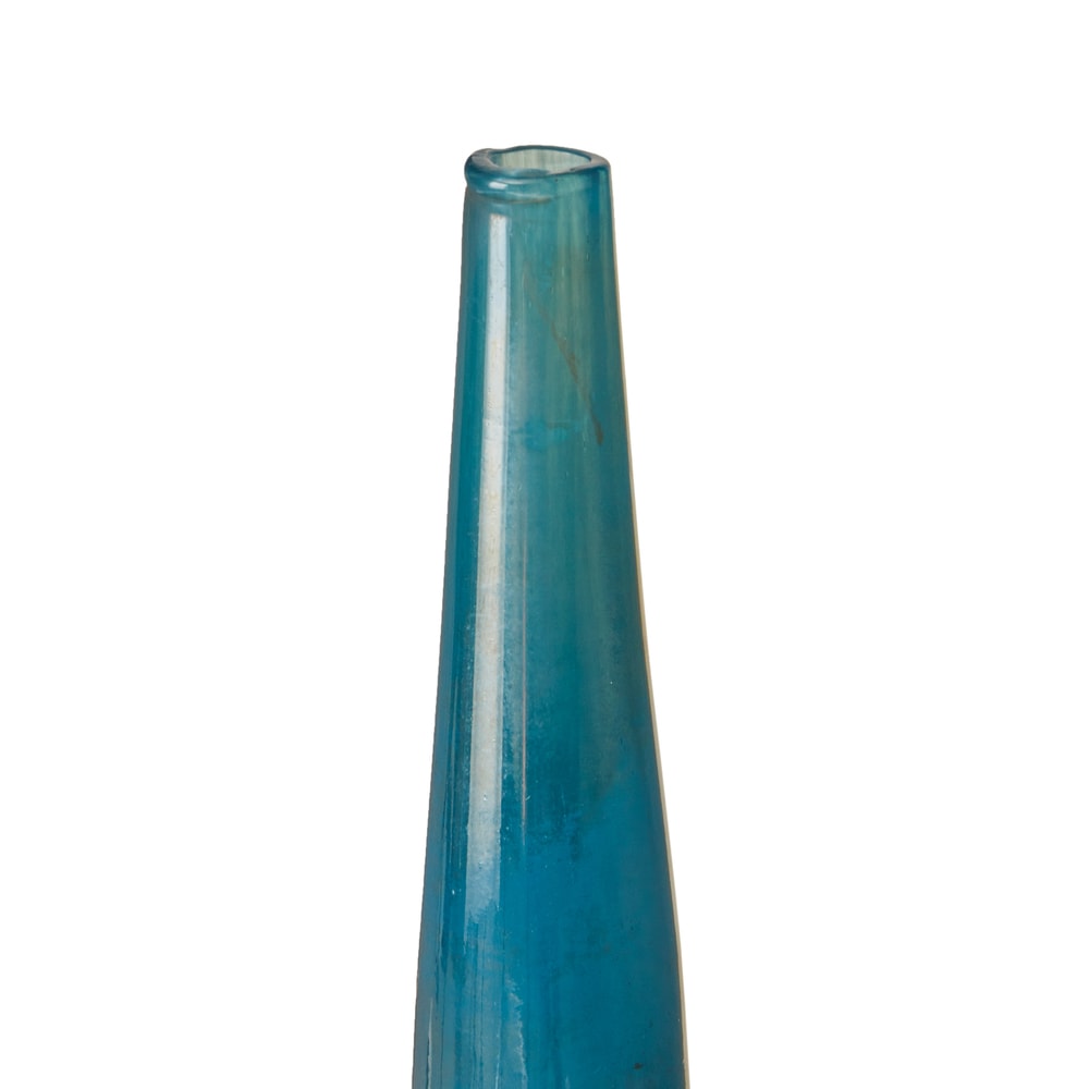 Set di 3 vasi decorativi in ​​vetro blu e bronzo Aurora Signature di Madison Park