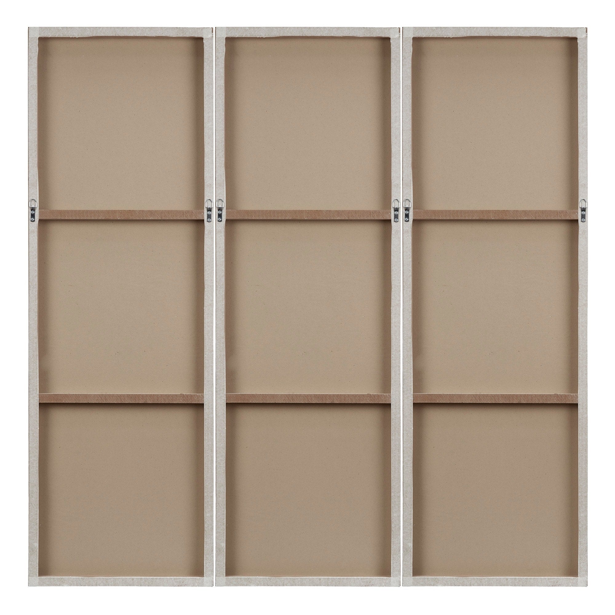 Madison Park Signature Sunburst Trittico dipinto a mano, set di 3 pezzi di arte murale in resina tridimensionale