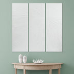 Madison Park Signature Sunburst Trittico dipinto a mano, set di 3 pezzi di arte murale in resina tridimensionale