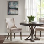 Sedie da pranzo laterali Madison Park Signature Ultra imbottite con gambe in legno (set da 2) - N/D