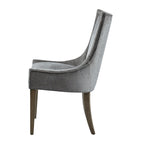 Sedie da pranzo laterali Madison Park Signature Ultra imbottite con gambe in legno (set da 2) - N/D