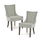 Sedie da pranzo laterali Madison Park Signature Ultra imbottite con gambe in legno (set da 2) - N/D