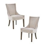 Sedie da pranzo laterali Madison Park Signature Ultra imbottite con gambe in legno (set da 2) - N/D