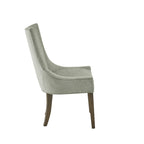 Sedie da pranzo laterali Madison Park Signature Ultra imbottite con gambe in legno (set da 2) - N/D