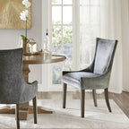 Sedie da pranzo laterali Madison Park Signature Ultra imbottite con gambe in legno (set da 2) - N/D