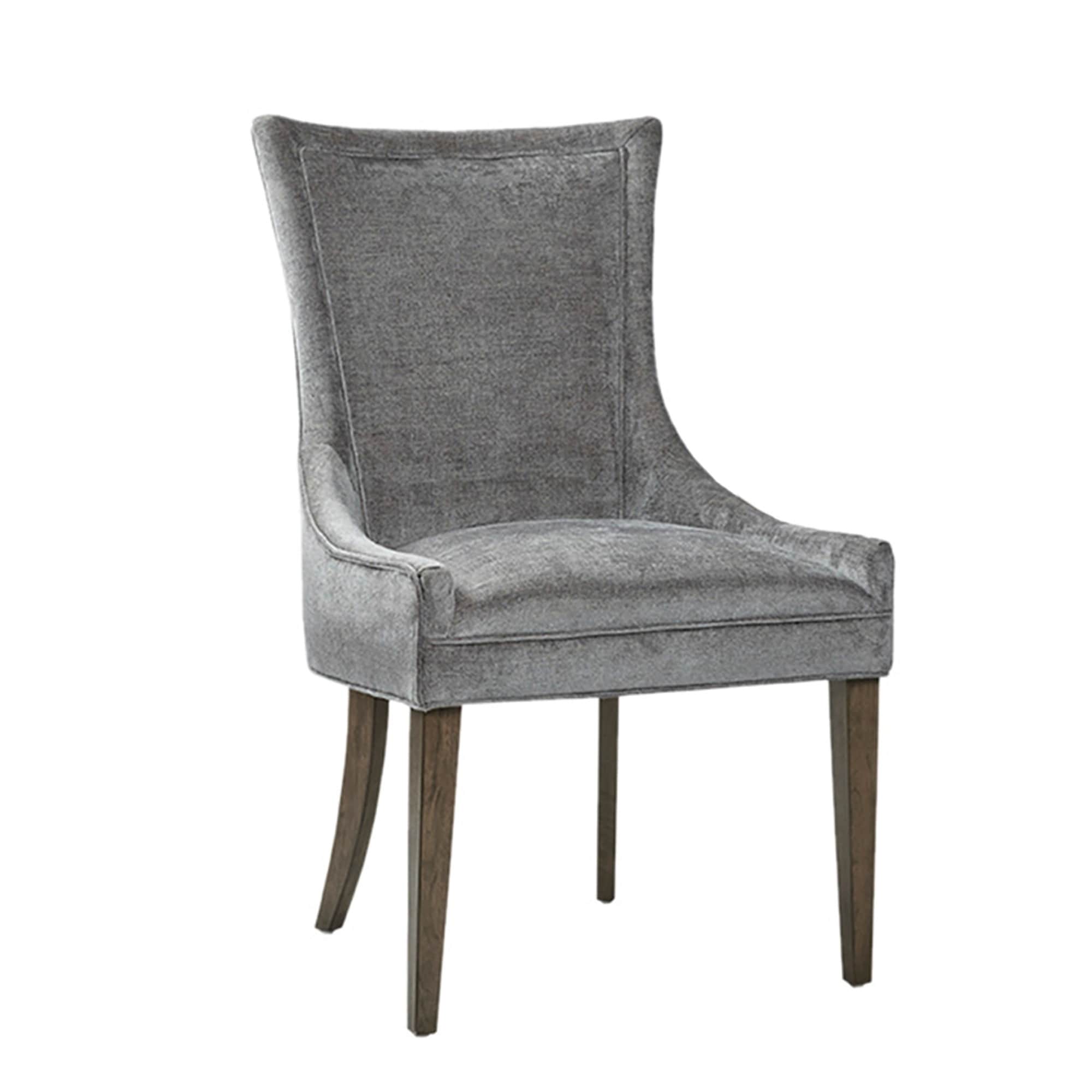 Sedie da pranzo laterali Madison Park Signature Ultra imbottite con gambe in legno (set da 2) - N/D