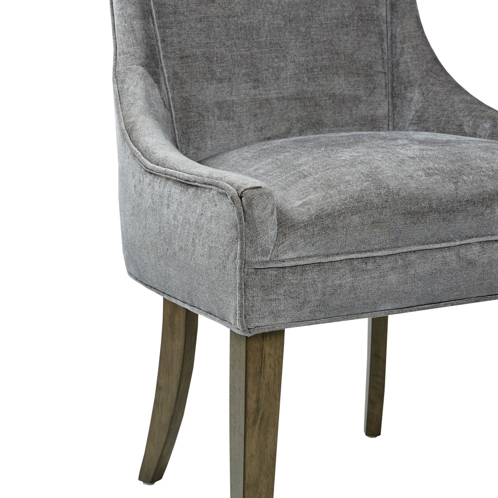 Sedie da pranzo laterali Madison Park Signature Ultra imbottite con gambe in legno (set da 2) - N/D
