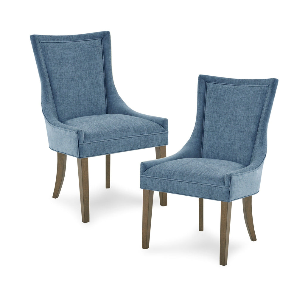 Sedie da pranzo laterali Madison Park Signature Ultra imbottite con gambe in legno (set da 2) - N/D